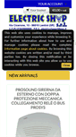 Mobile Screenshot of electricshop.it
